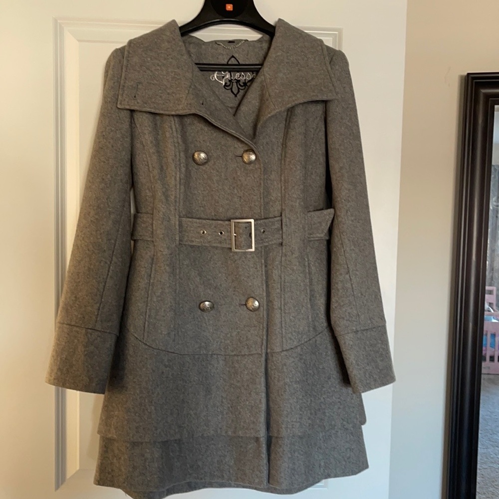 Guess gray coat
